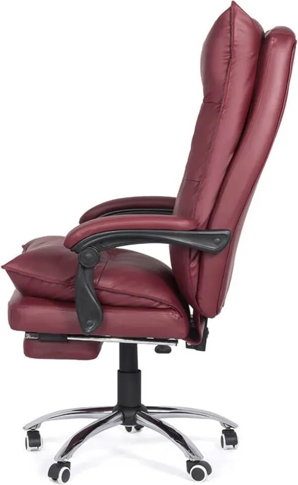 Scaun directorial cu suport de picioare si recliner OFF 419 visiniu