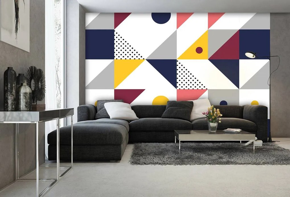 Fototapet - Retro Pop (254x184 cm)