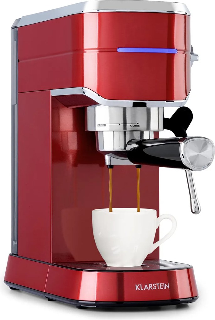 Klarstein Futura, espressor, 20 bar, 1450 W, 1,25 l, oțel inoxidabil