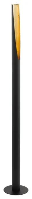 Lampadar, lampa de podea design modern BARBOTTO negru, auriu 97584 EL