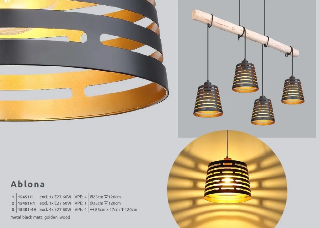 Pendul design modern ABLONA 25cm