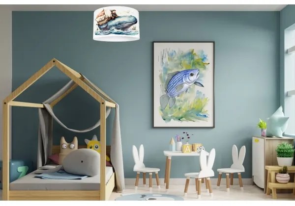 Plafonieră pentru copii OCEAN 1xE27/60W/230V