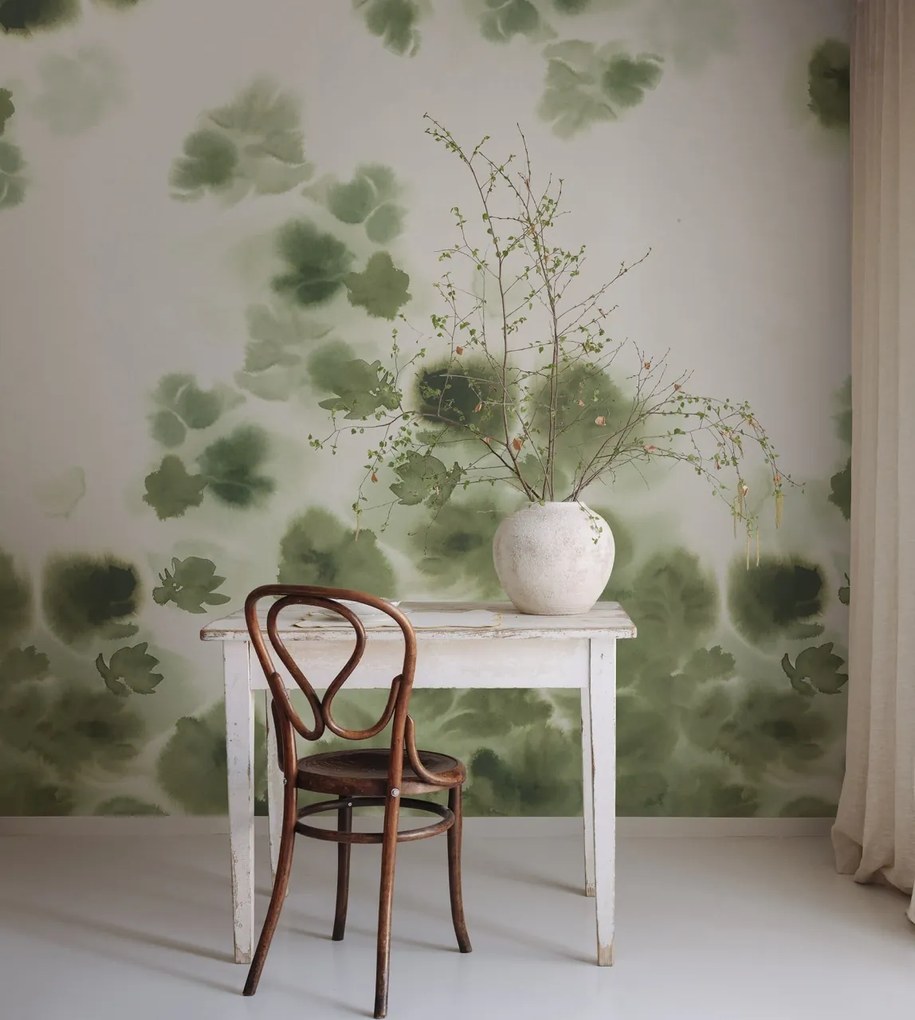 Fototapet, Faded Dreams, Green, Rebel Walls