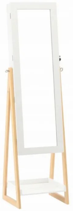 Brandy 01 Dulap de bijuterii cu oglinda + rafturi 5773-Alb - Modern