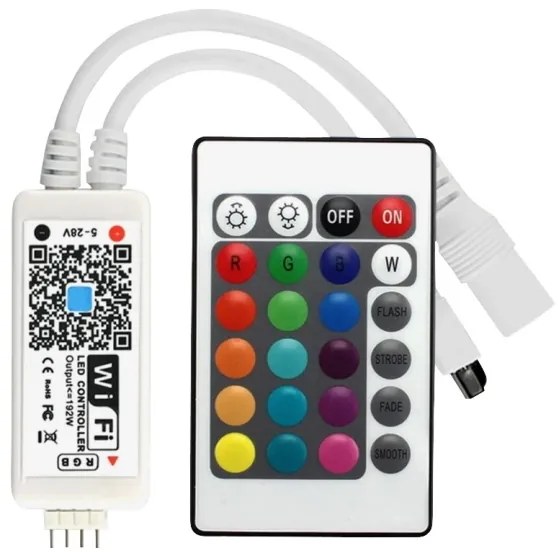 Bandă LED RGB dimabilă LED/20W/230V 5m IP65 Tuya Solight WM57 + telecomandă