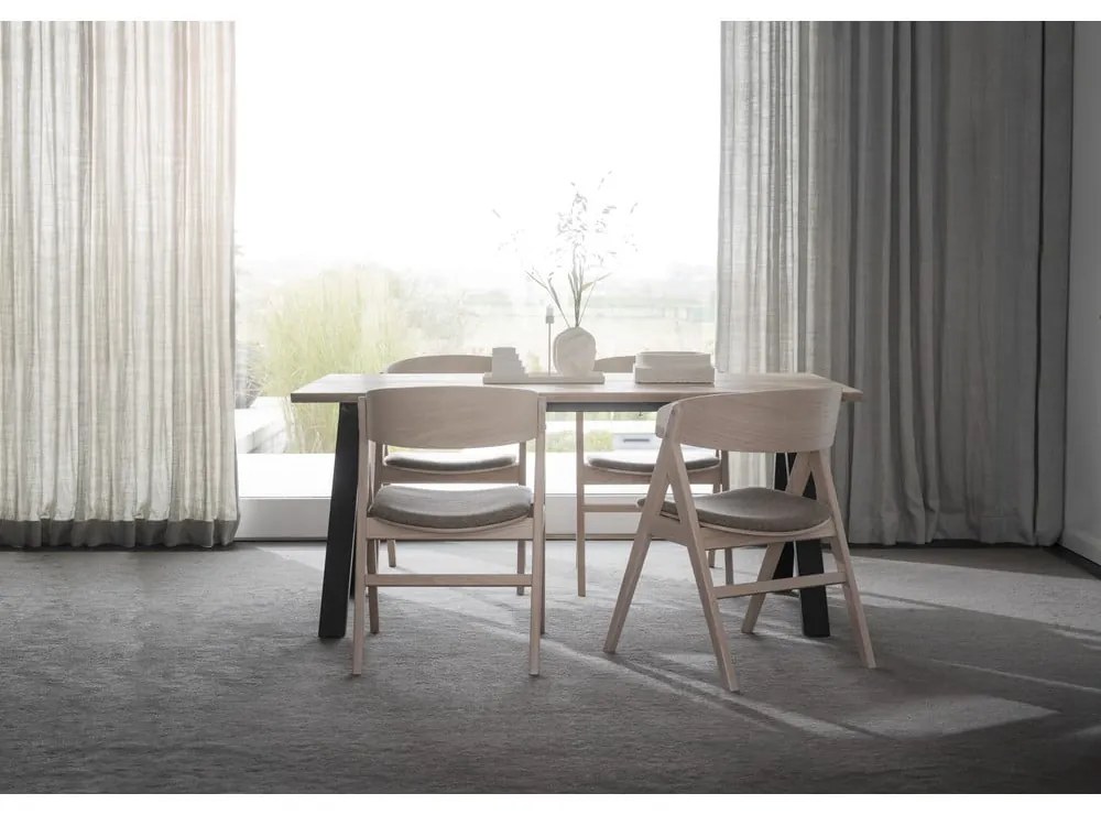 Scaune de dining în culoare naturală 2 buc. Waterton - Rowico