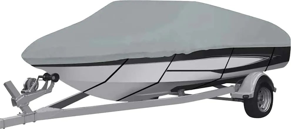 vidaXL Husă pentru barcă, gri, 660x235x40 cm