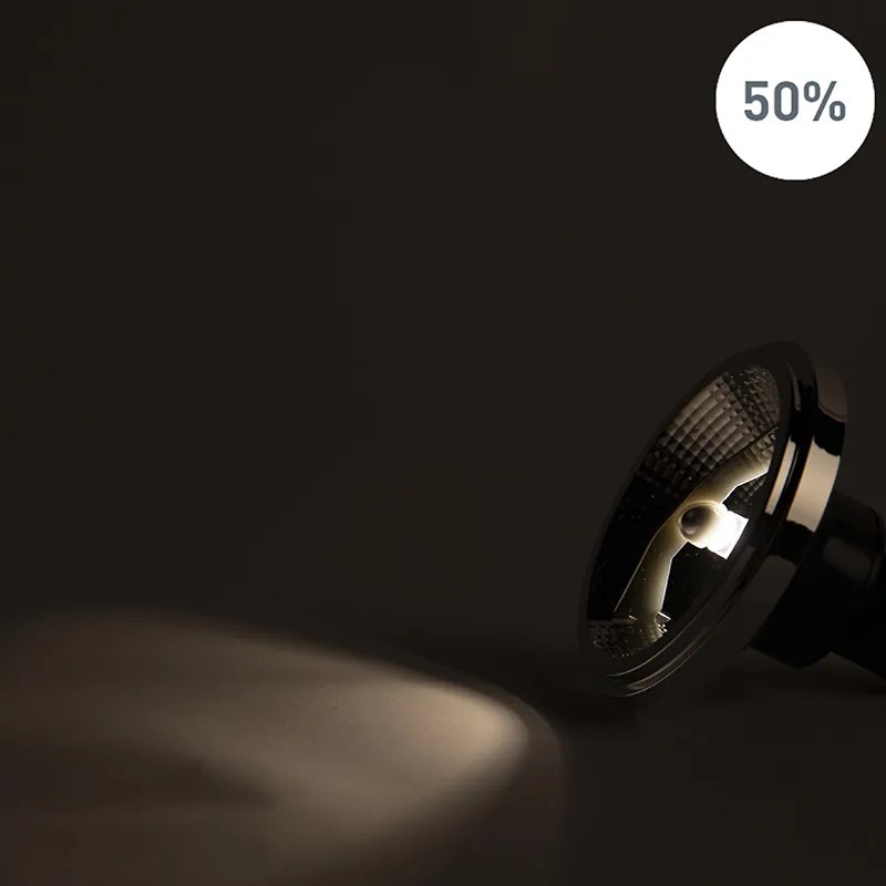 Bec LED GU10 reglabil AR111 11W 810lm 2700K