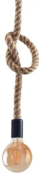 Lustră LED pe cablu ROPE 1xE27/8W/230V