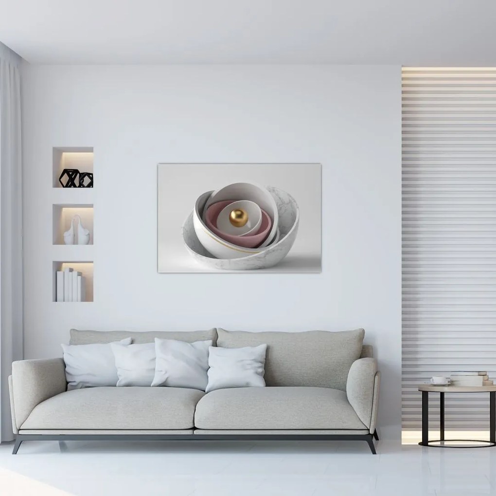 Tablou - Perlă de aur (90x60 cm)