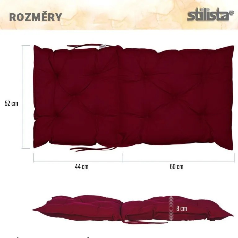 STILISTA pernă pentru scaune joase, 2 buc, antracit