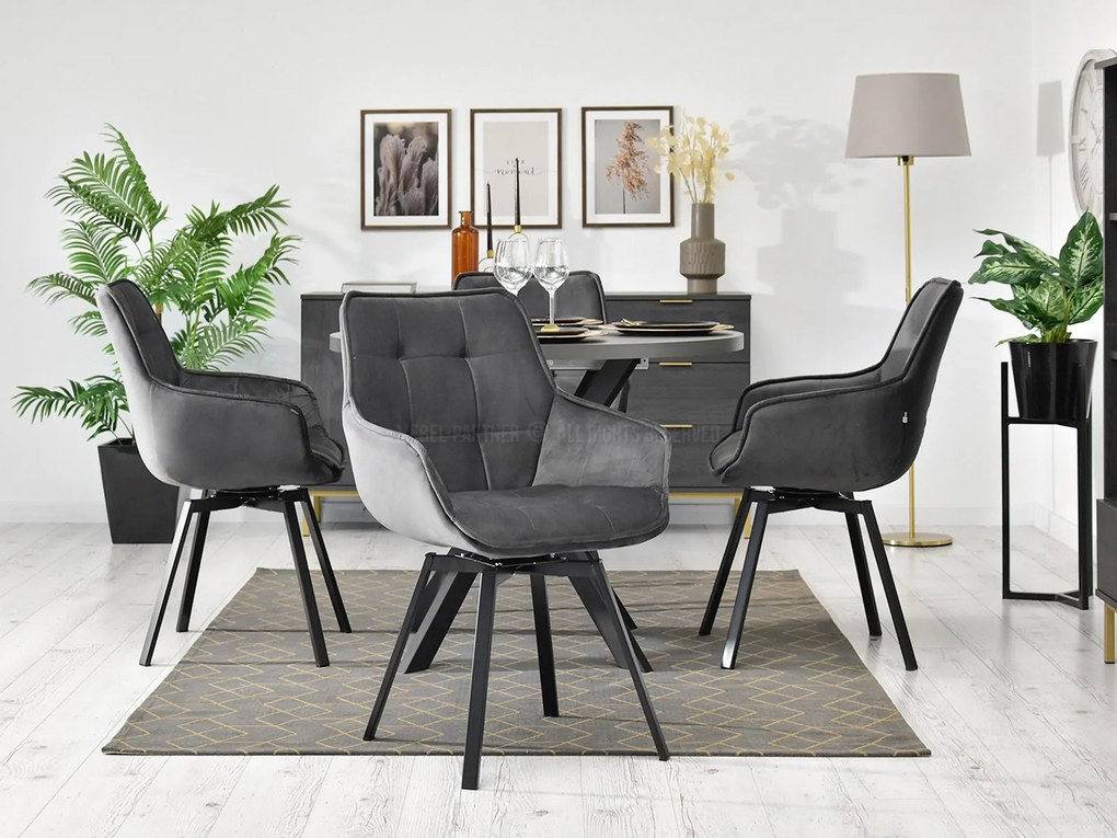 Scaun Aranbura (grafit + negru). Promo -14%. 1110900