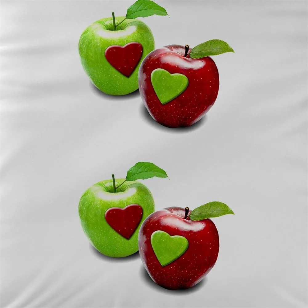Lenjerie de pat din bumbac Renforce TAMEA albă Dimensiune lenjerie de pat: 2 buc 80 x 80 cm | 200 x 200 cm