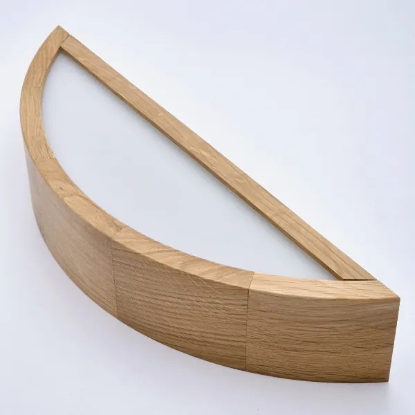 Brilagi - Aplica de perete LED RGBW reglabilă CARVALHO 1xE27/15W/230V Wi-Fi, stejar