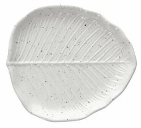 Platou servire, Tognana, Leaf, 16 x 14 x 3 cm, portelan, alb