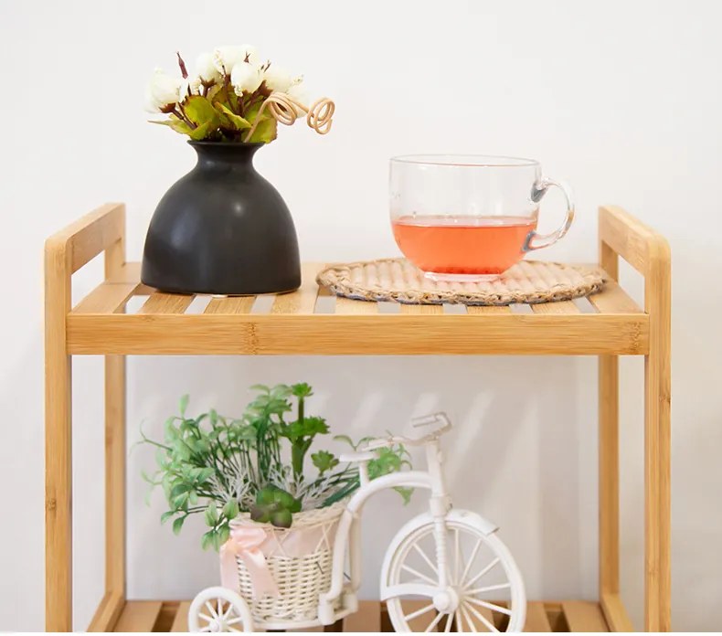 REDUCERE Cos de rufe din bambus gri SOBIKON II calitate.