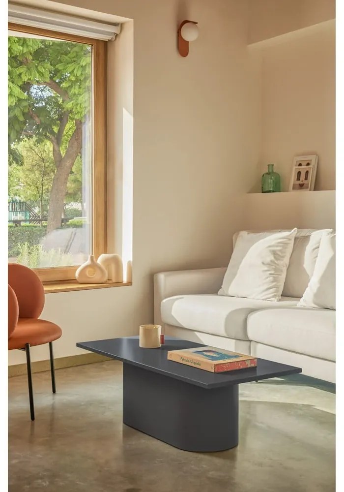 Măsuță de cafea gri antracit 50x111 cm Totem – Teulat