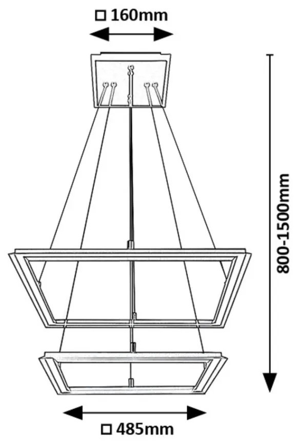 Lustra suspendata LED moderna Sidona