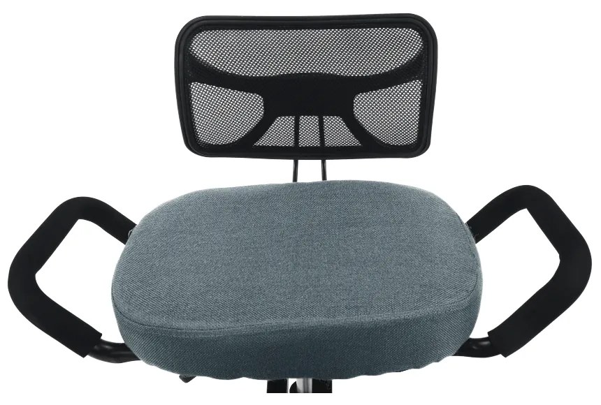 Scaun de ingenunchiere, gri/negru, RUFUS TEXTIL