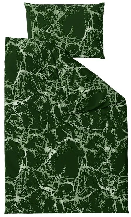 Lenjerie de pat din bumbac TEMPESTA verde Dimensiune lenjerie de pat: 70 x 90 cm | 140 x 200 cm