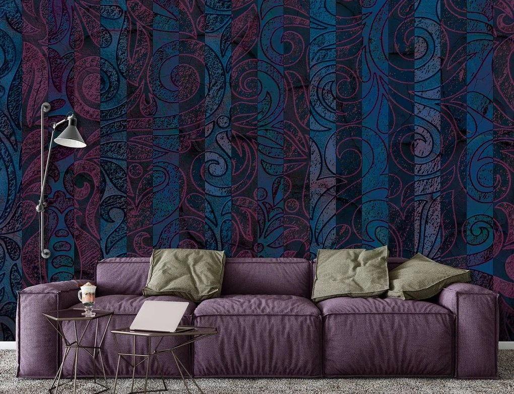 Fototapet - Ornament în dungi (152,5x104 cm)