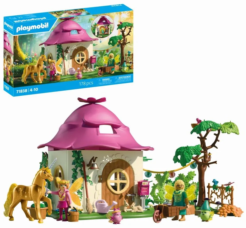 JUCARIE DE ROL CASUTA ZANELOR CU UNICORN AURIU - PLAYMOBIL FAIRIES (PM71838)