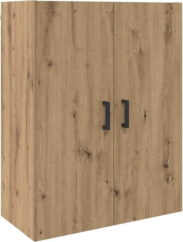 vidaXL Dulap de perete Pe perete Stejar Artizanal 69,5 x 34 x 90 cm