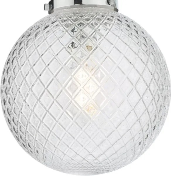 Där Lighting WAY0150 - Plafonieră pentru baie WAYNE 1xE27/40W/230V crom