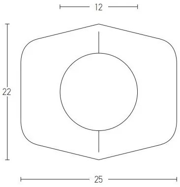 Aplica de perete design modern Ripley L