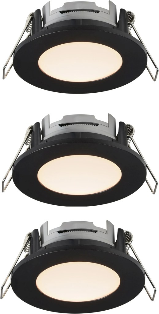 Nordlux Leonis lampă încorporată 3x4.5 W negru 49160103