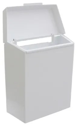 Coș de gunoi sanitar Stella, alb