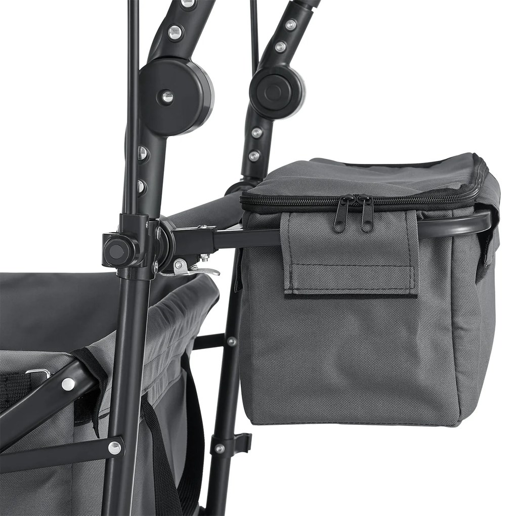 Camion de mână cu acoperiș gri închis