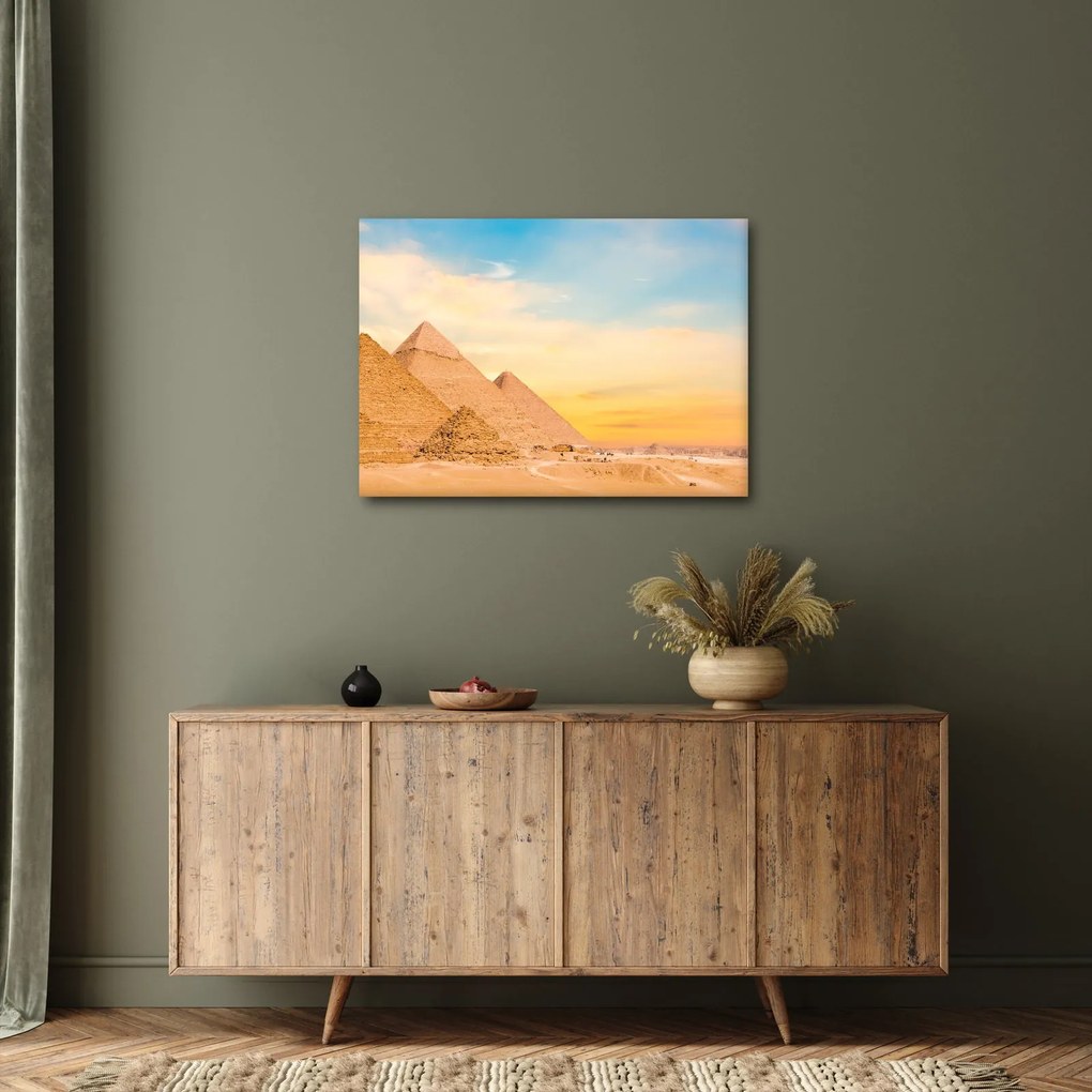 Tablou cu piramidele din Egipt (70x50 cm)
