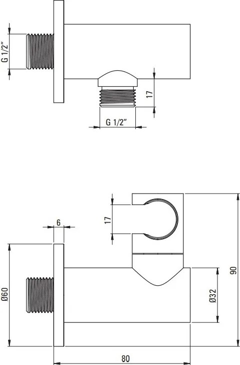 ARNIKA Cot de iesire dus cu suport dus - Eleganță în Auriu Periat - NAC_R57K