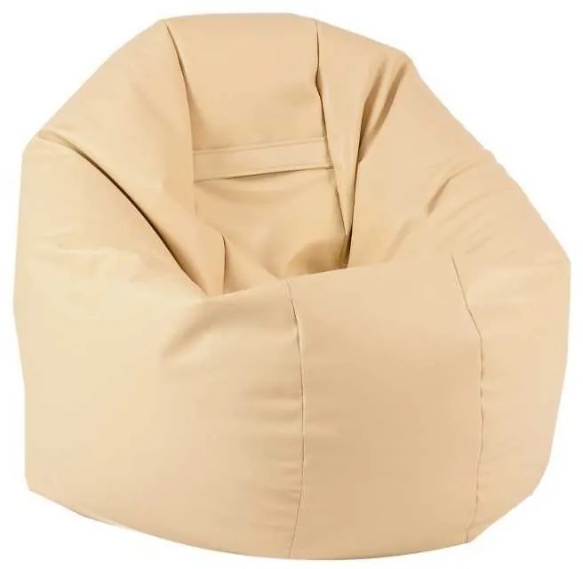 Fotoliu Relaxo XL , Material Piele ecologica - Nude