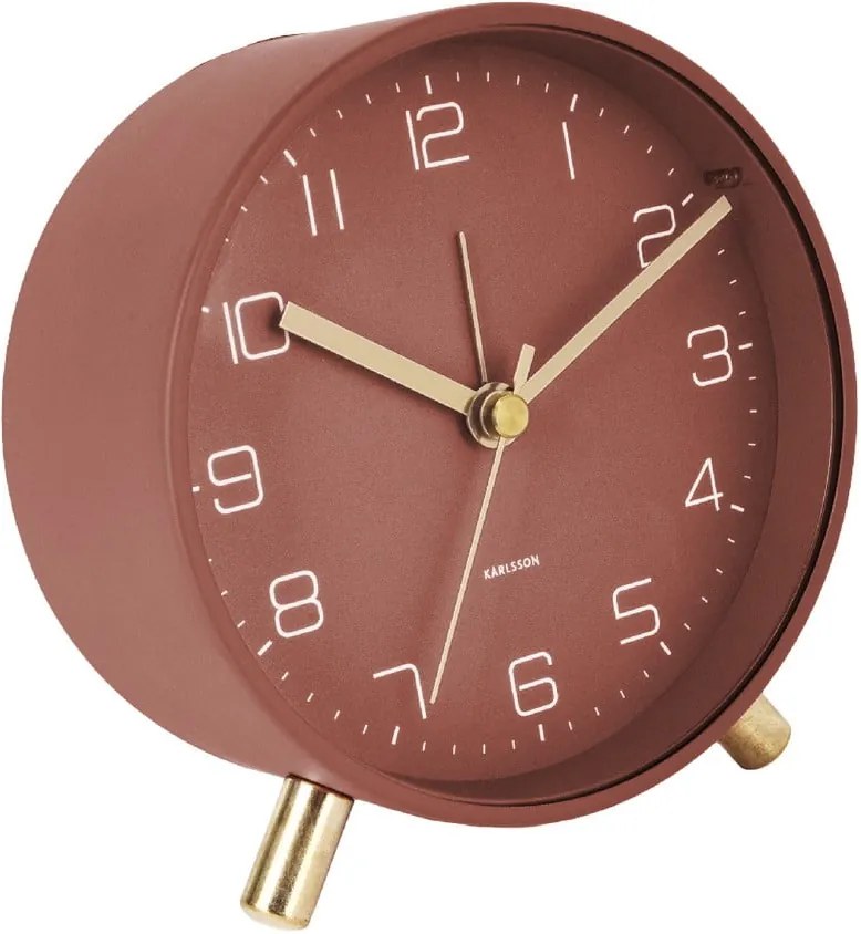 Ceas cu alarmă Karlsson Lofty, ø 11 cm, roșu