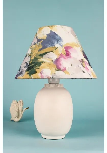 Lampă de masă 1xE27/40W/230V alb/colorat
