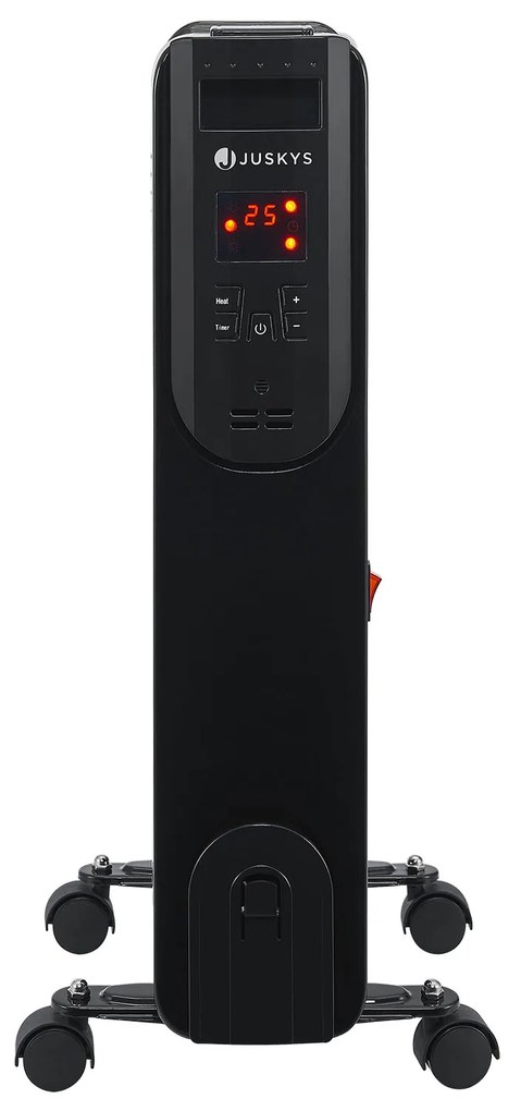 Radiator ulei OH120BL3 cu termostat si display LED, 2000W negru