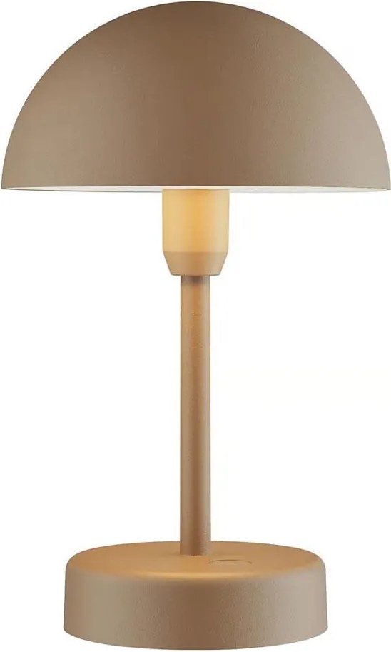 Nordlux - Lampă de masă LED reîncărcabilă, dimerizabilă pentru exterior ELLEN LED/2,8W/3,7V IP44 maro