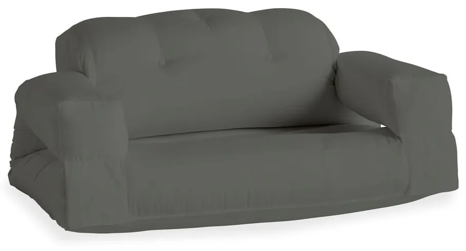 Canapea extensibilă potrivită pentru exterior Karup Design Design OUT™ Hippo Dark Grey, gri închis
