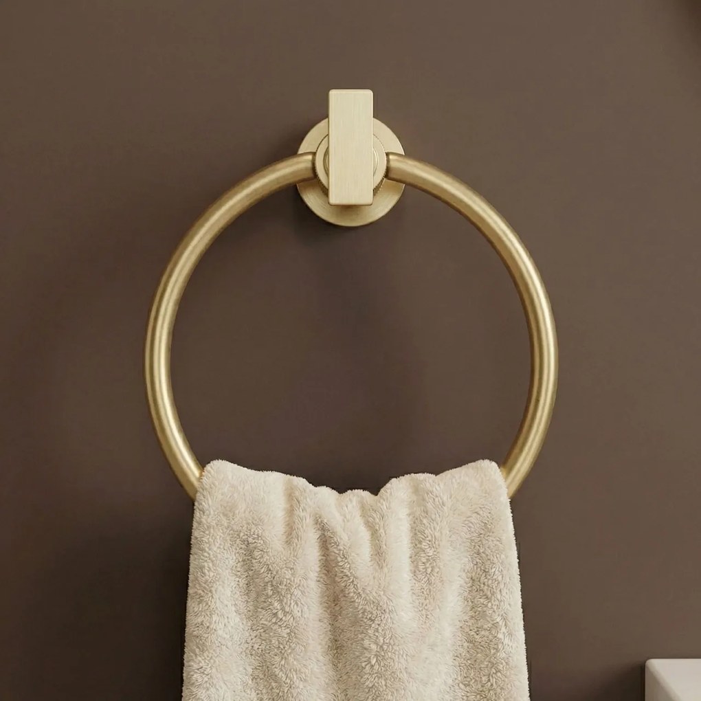Cuier de baie Ring 81307 Rivo Brush Gold