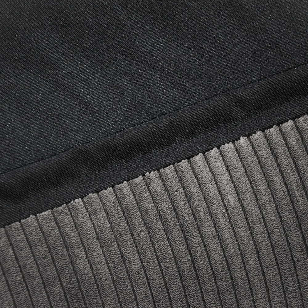 Fotoliu puf pentru copii cărămiziu cu tapițerie din catifea reiată Cocoon 100 – SLOWDOWN