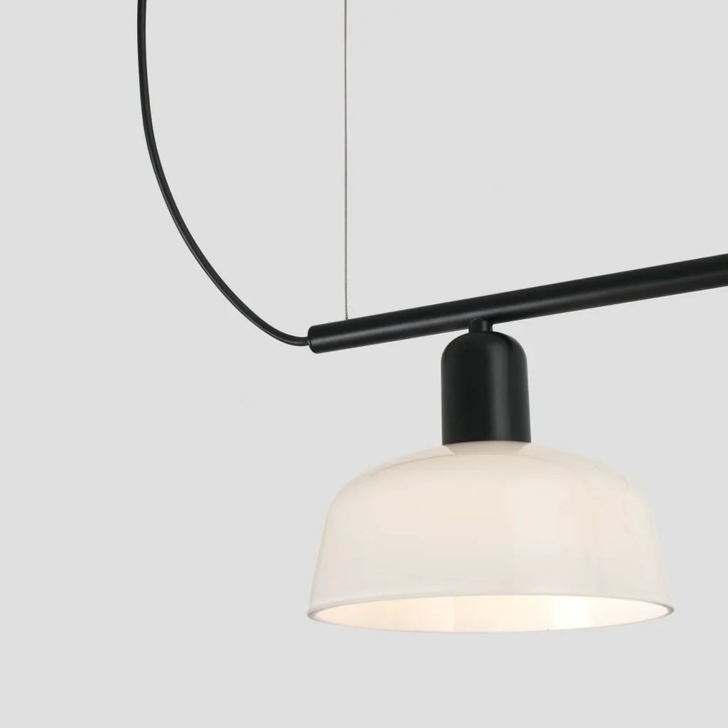 Lustra suspendata design modern TATAWIN alb