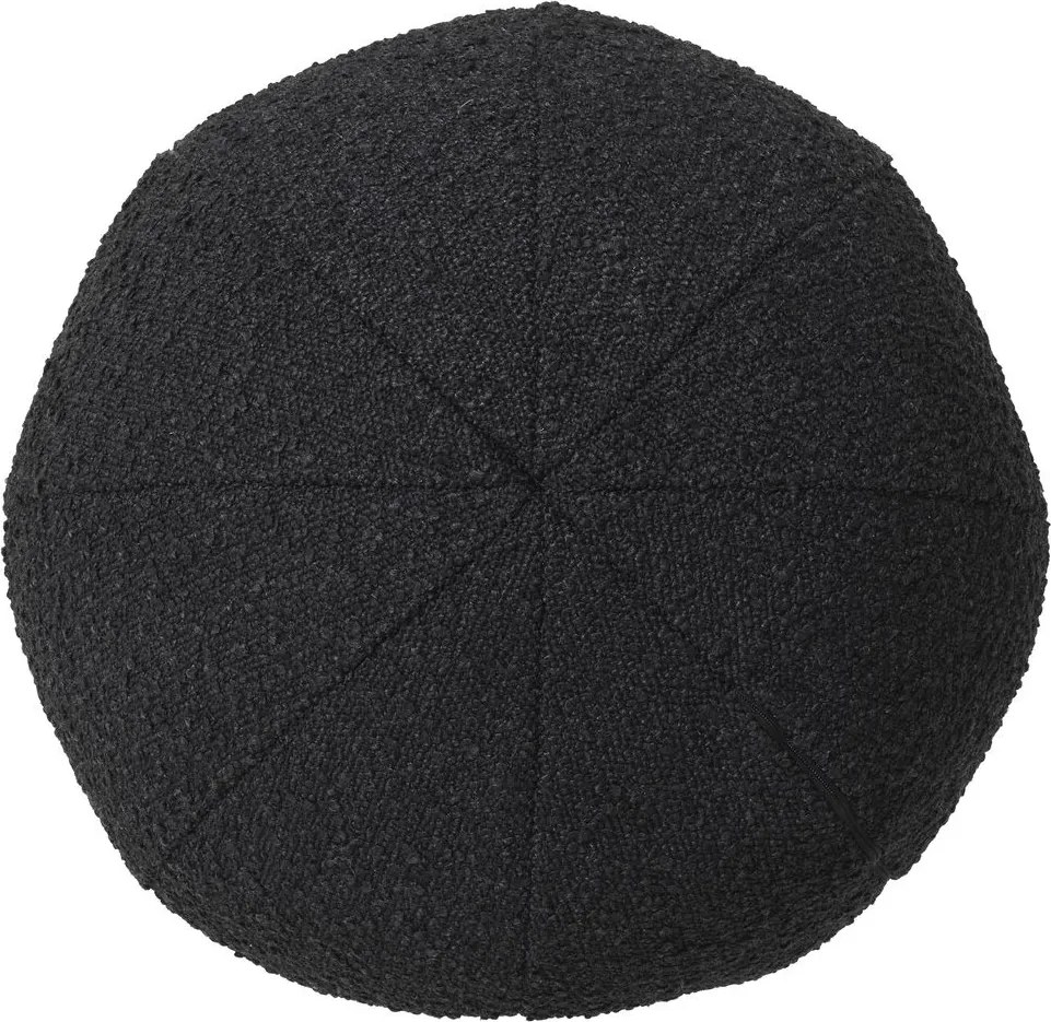 Perna decorativa LUX Palla L, boucle negru 115598 HZ