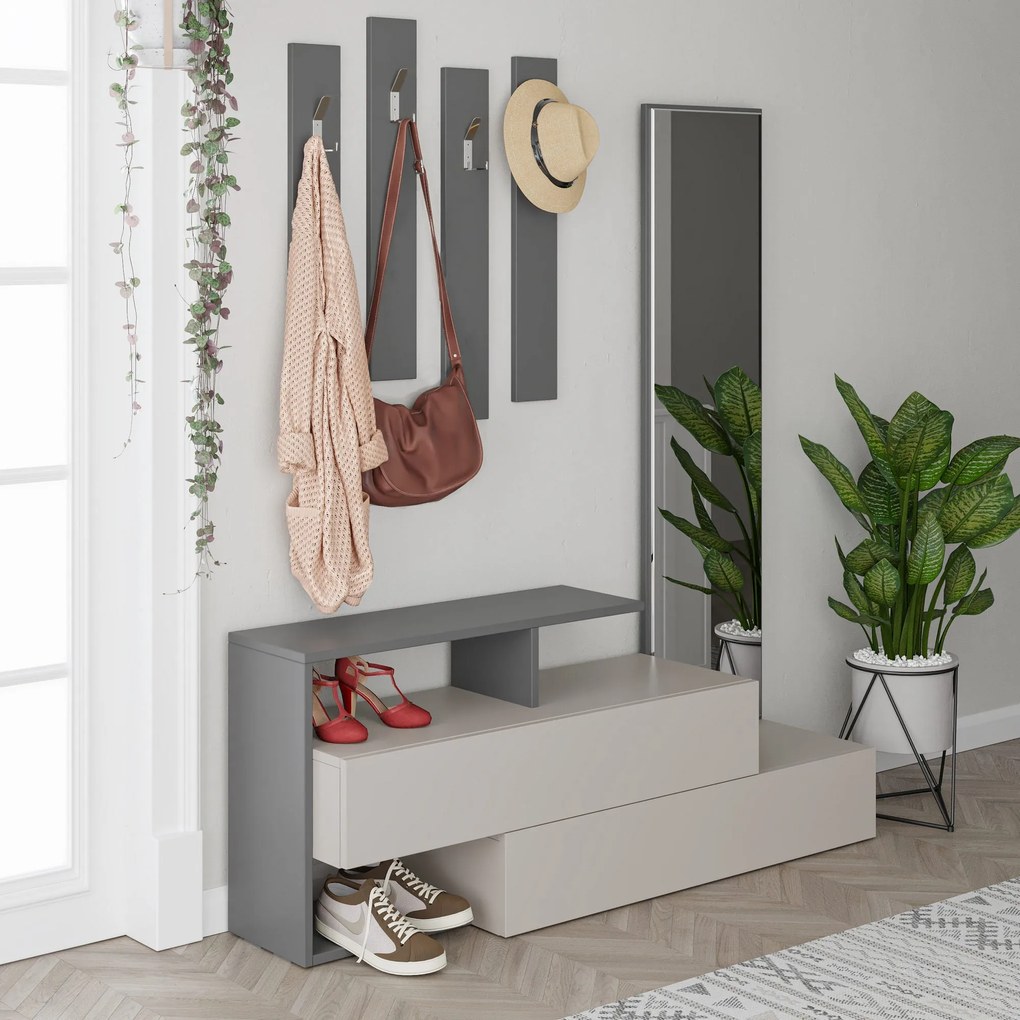 Cuier Ramda - Light Mocha, Anthracite