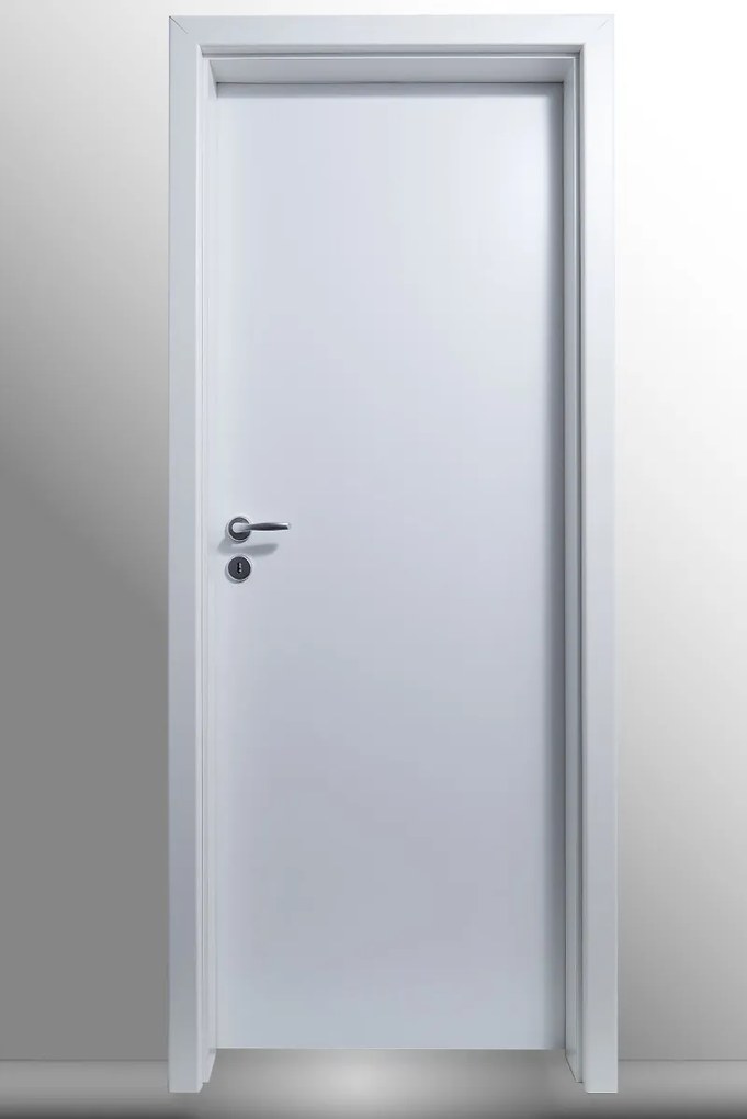 Usa MDF cu toc reglabil din MDF PAL - Colectia Basic 80-150 mm, Alb