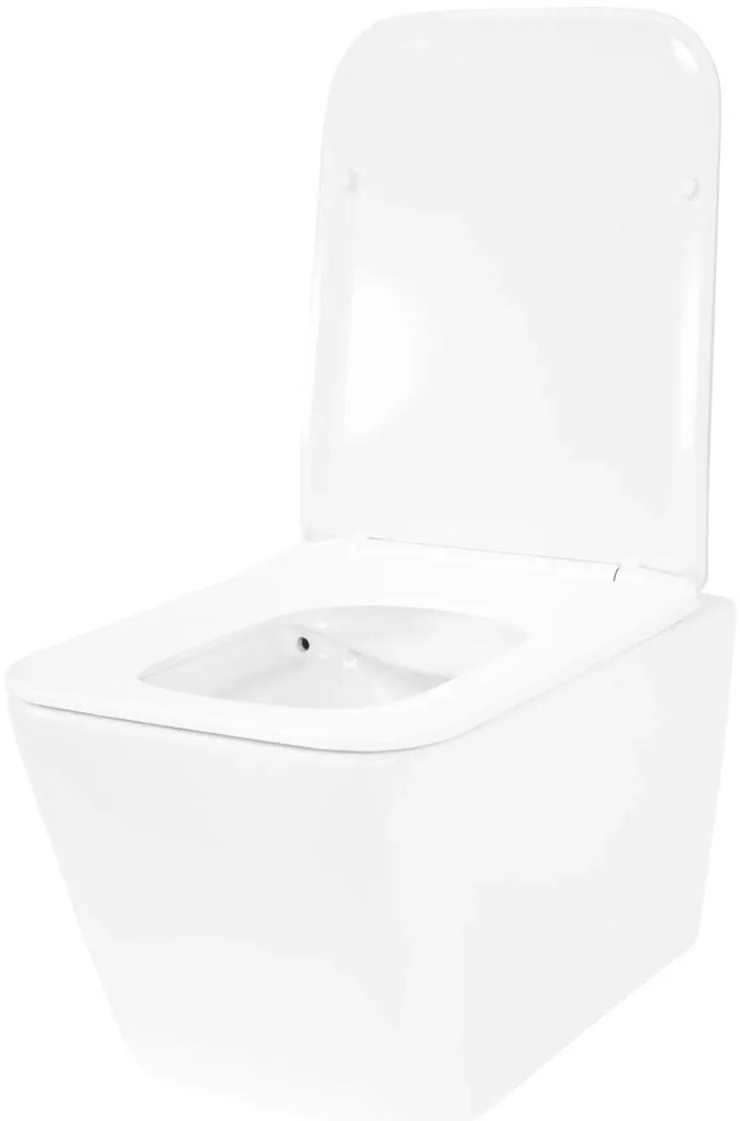 Rea Julio vas wc cu capac soft-close agatat da alb REA-C4803