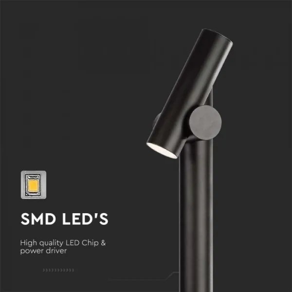 Lampă LED flexibilă exterior LED/4W/230V 3000K IP44 100 cm negru