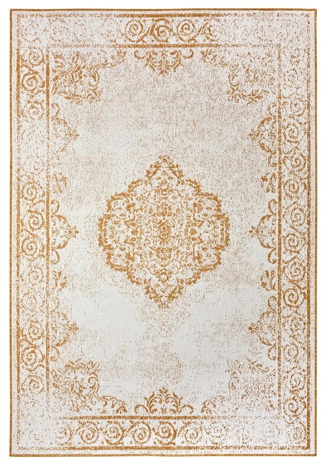 Covor de exterior galben ocru-alb 160x230 cm Cebu – NORTHRUGS