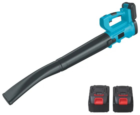 Suflantă de frunze fără fir cu 2 baterii și încărcător